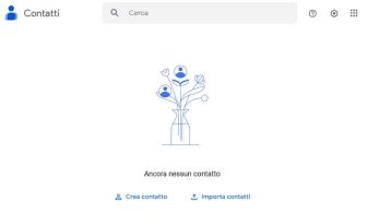 1 passo Google Contatti