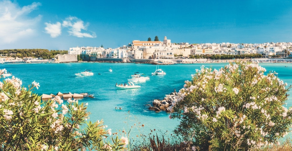 Italian,Summer,Holidays-,Otranto,Town,In,Puglia,With,Crystal,Turquoise
