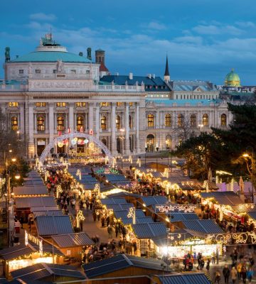 Vienna Christmas Market near Burgtheater