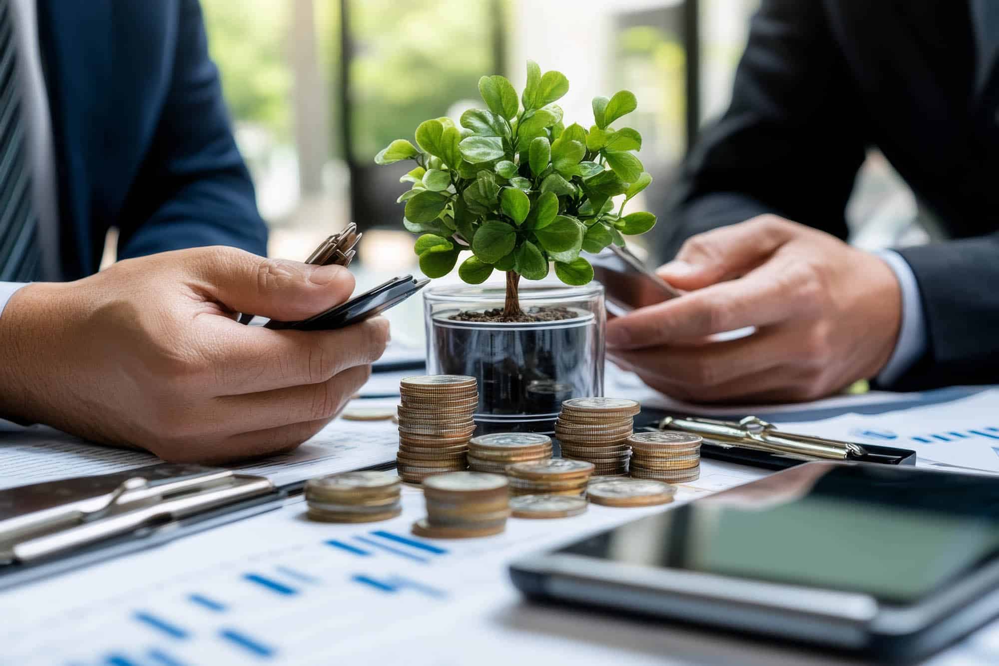 Accountant, pension funds, managing retirement plans ensures tha