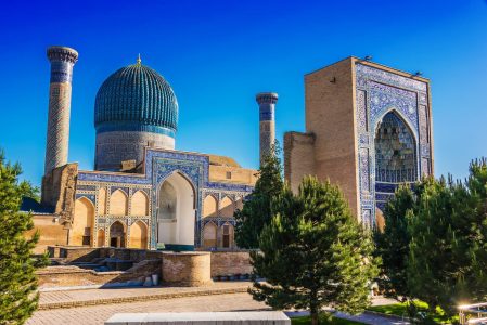 Guri Amir, a mausoleum of the Asian conqueror Timur in Samarkand