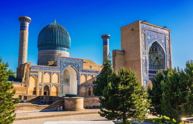 Guri Amir, a mausoleum of the Asian conqueror Timur in Samarkand