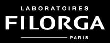 filorga logo sfondo nero.