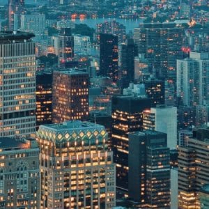 Looking over New York City