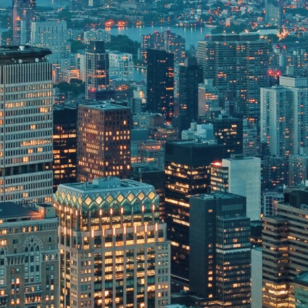 Looking over New York City