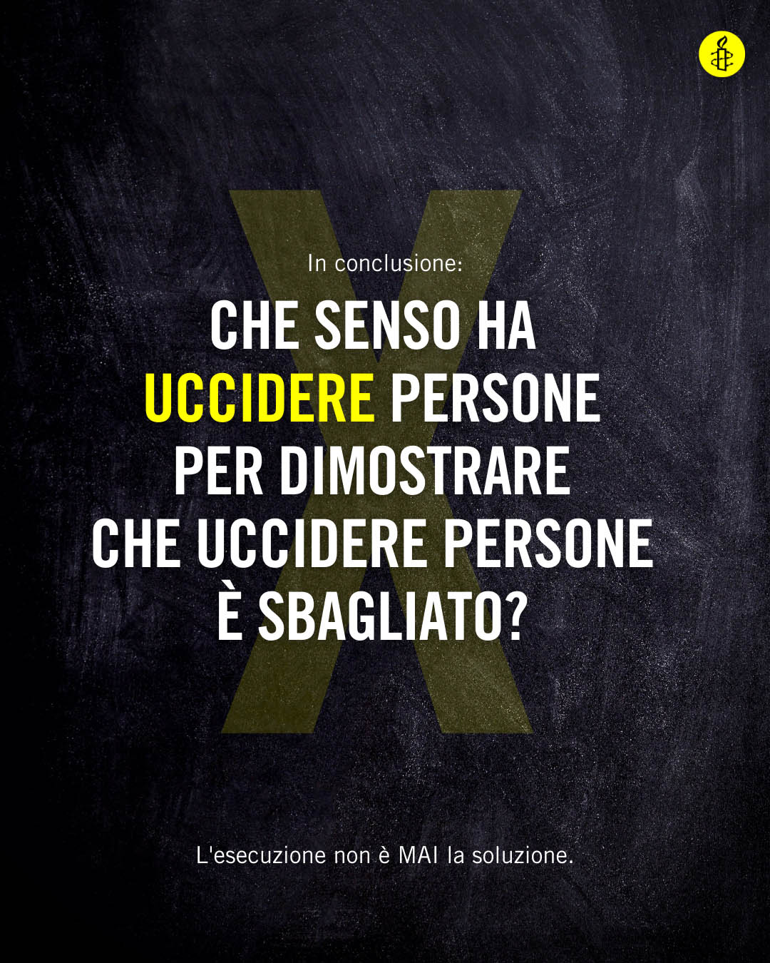 Un futuro senza pena di morte con Amnesty International Cocooners